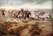 Attack on the wagon Train